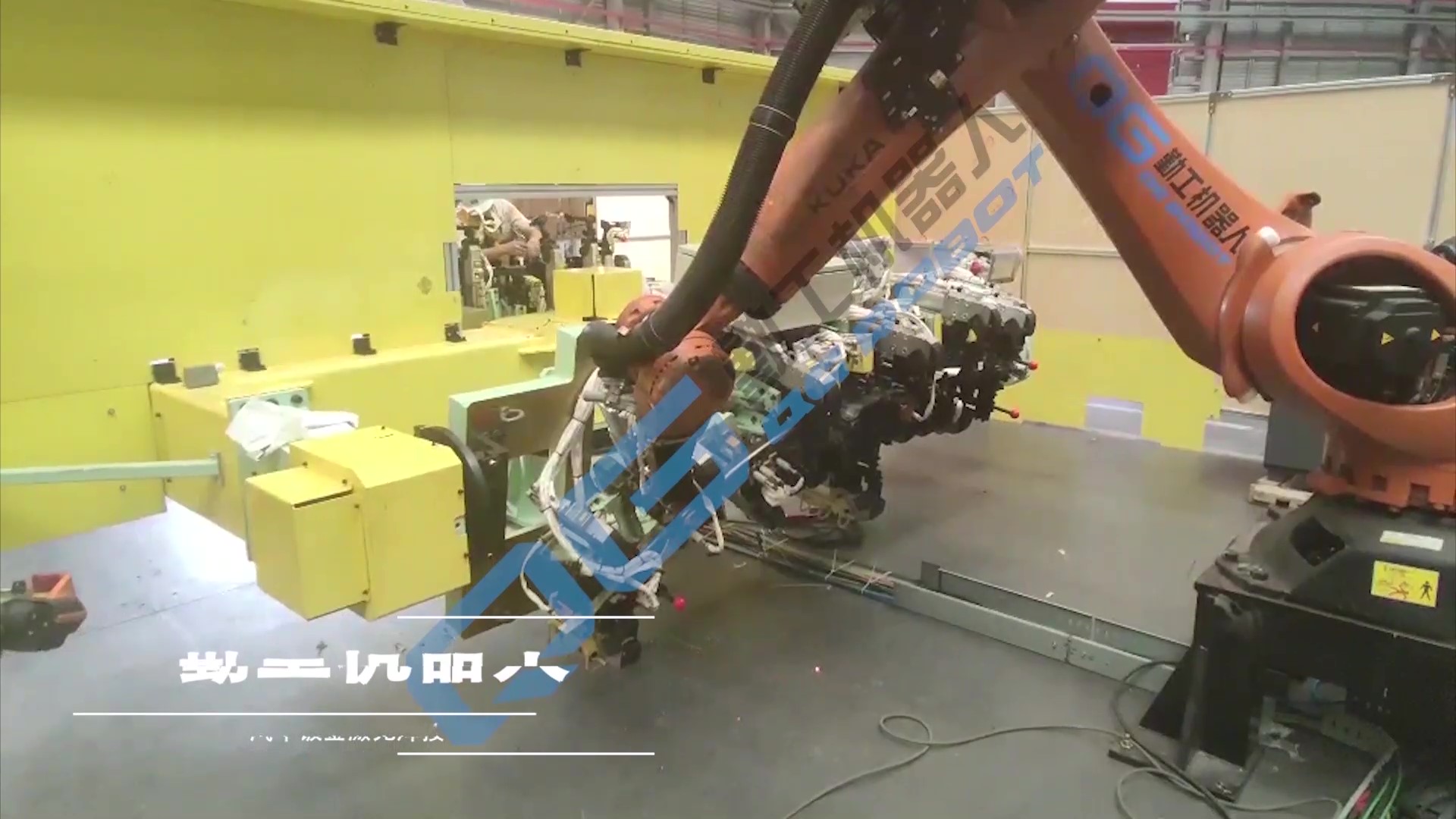 激光汽車(chē)頂架焊接